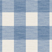 Rugby Gingham Coastal Blue and Ivory