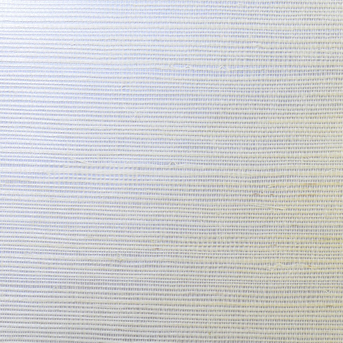 Sisal Grasscloth Metallic Silver and Ivory