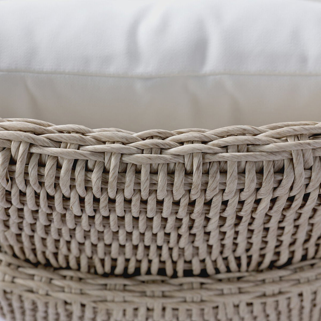 Vintage White Wicker