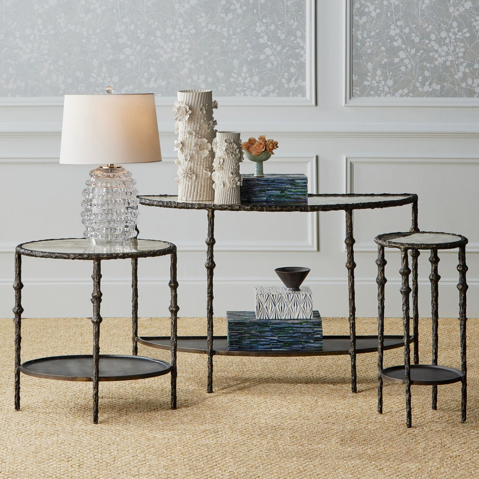 Spalzato Demi-Lune Console Table