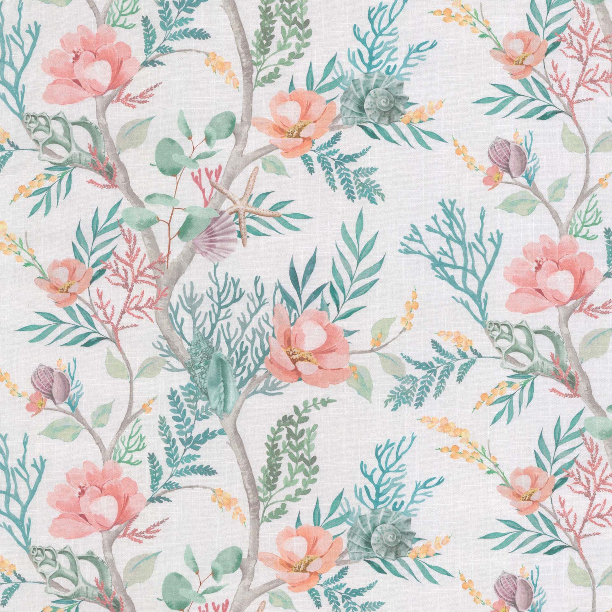 Bermuda Vine Aqua/Peach
