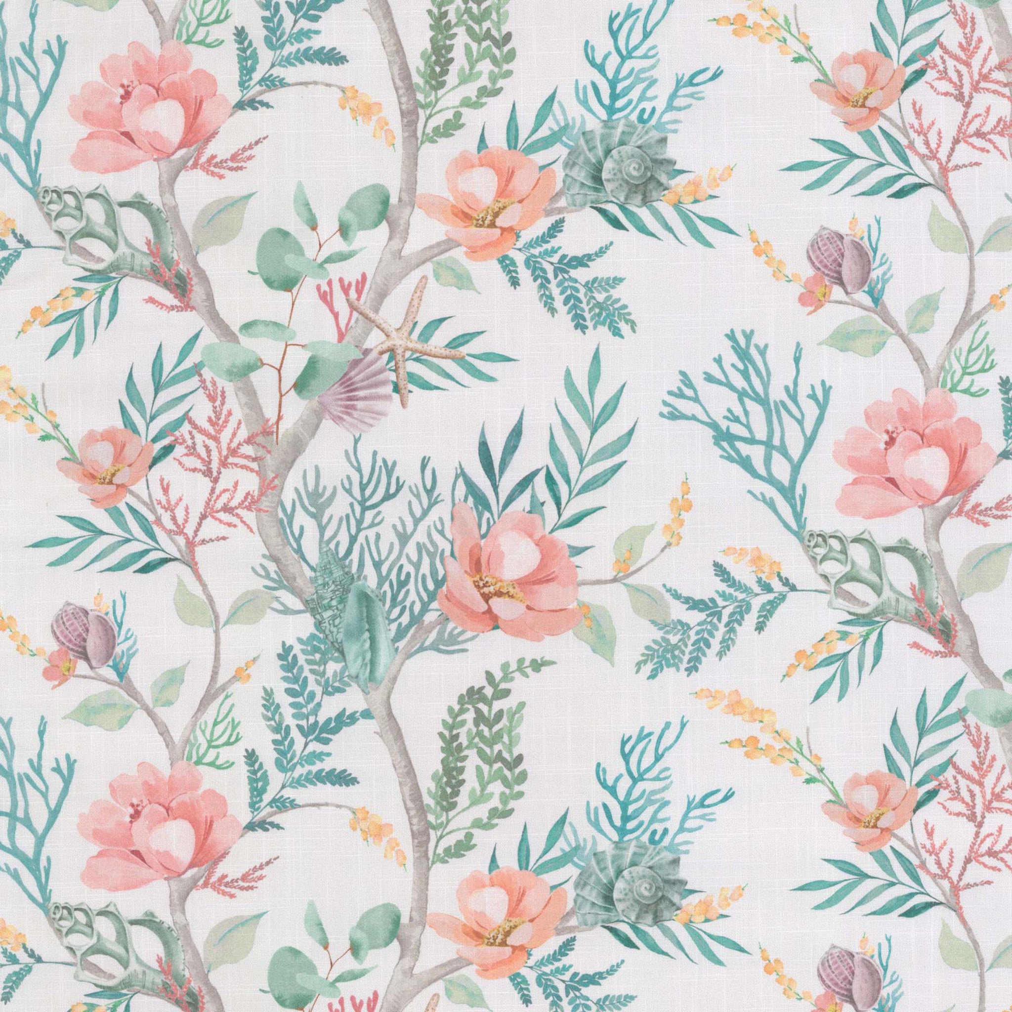 Bermuda Vine Aqua/Peach