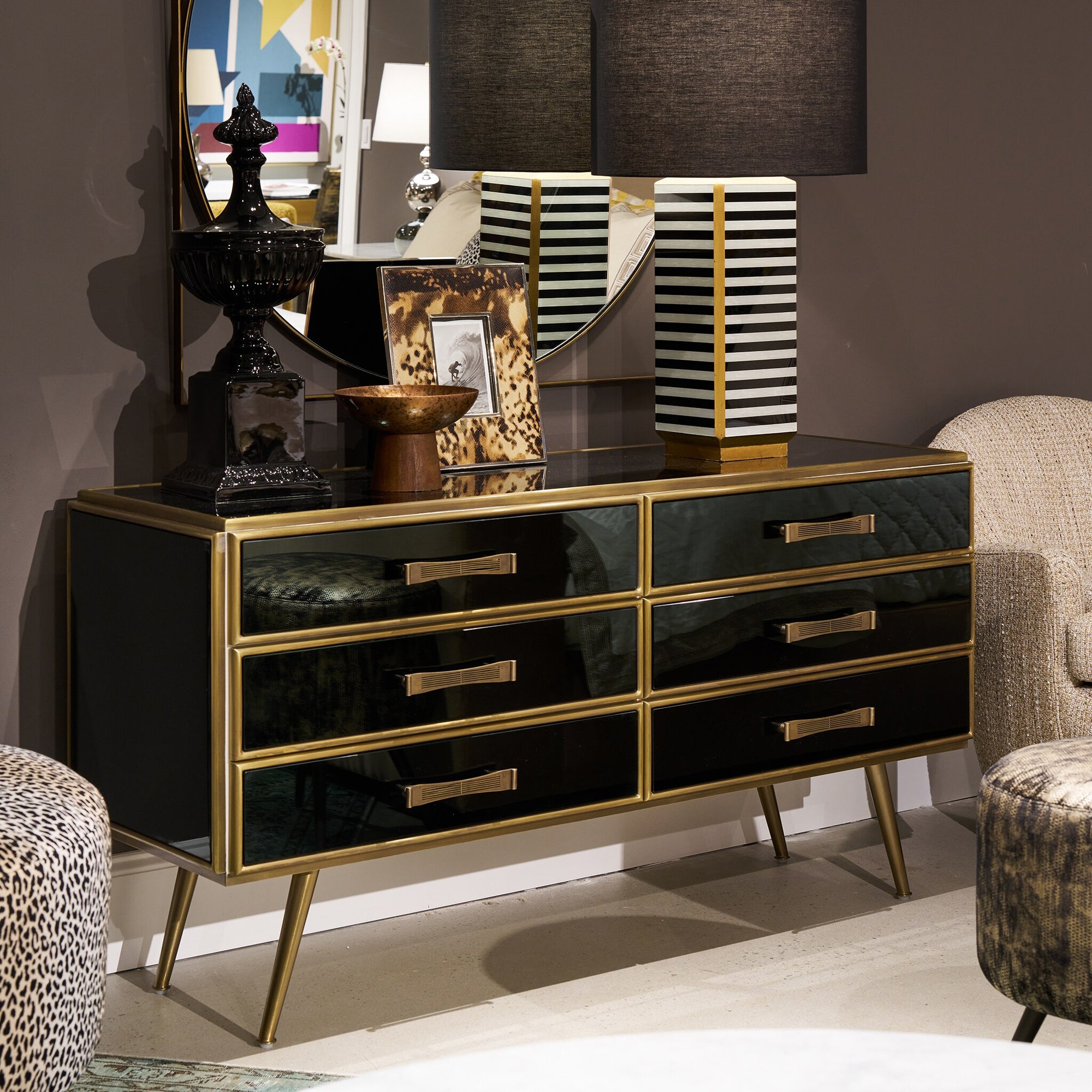 Dean Smoked Mirror Dresser Dean Smoked Mirror Dresser
