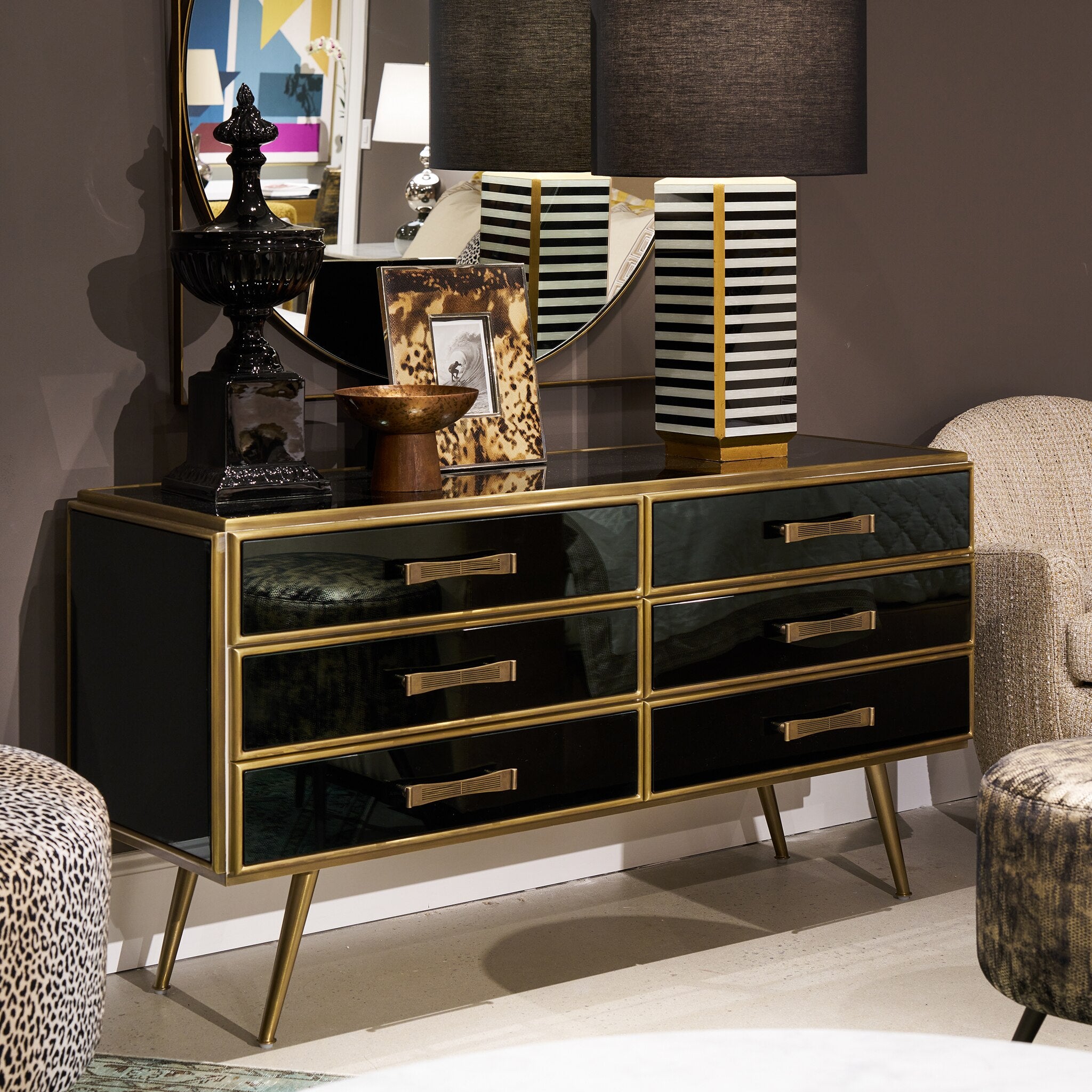Dean Smoked Mirror Dresser Dean Smoked Mirror Dresser