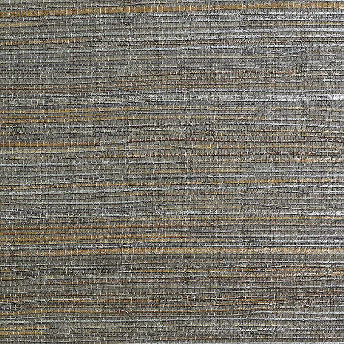 Raw Jute Grasscloth Volume 2 Multi Silver