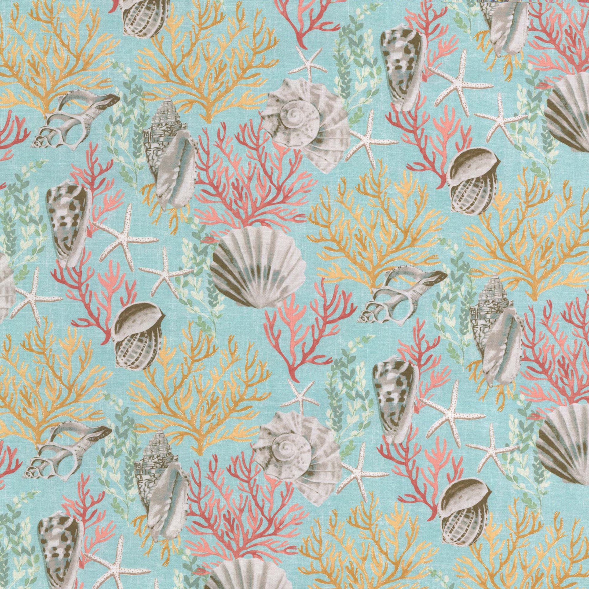 Paradise Lagoon Aqua/Peach