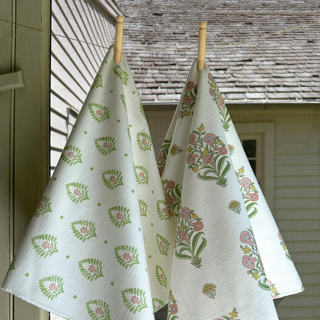 Romantic Mughal Dusty Rose/Green