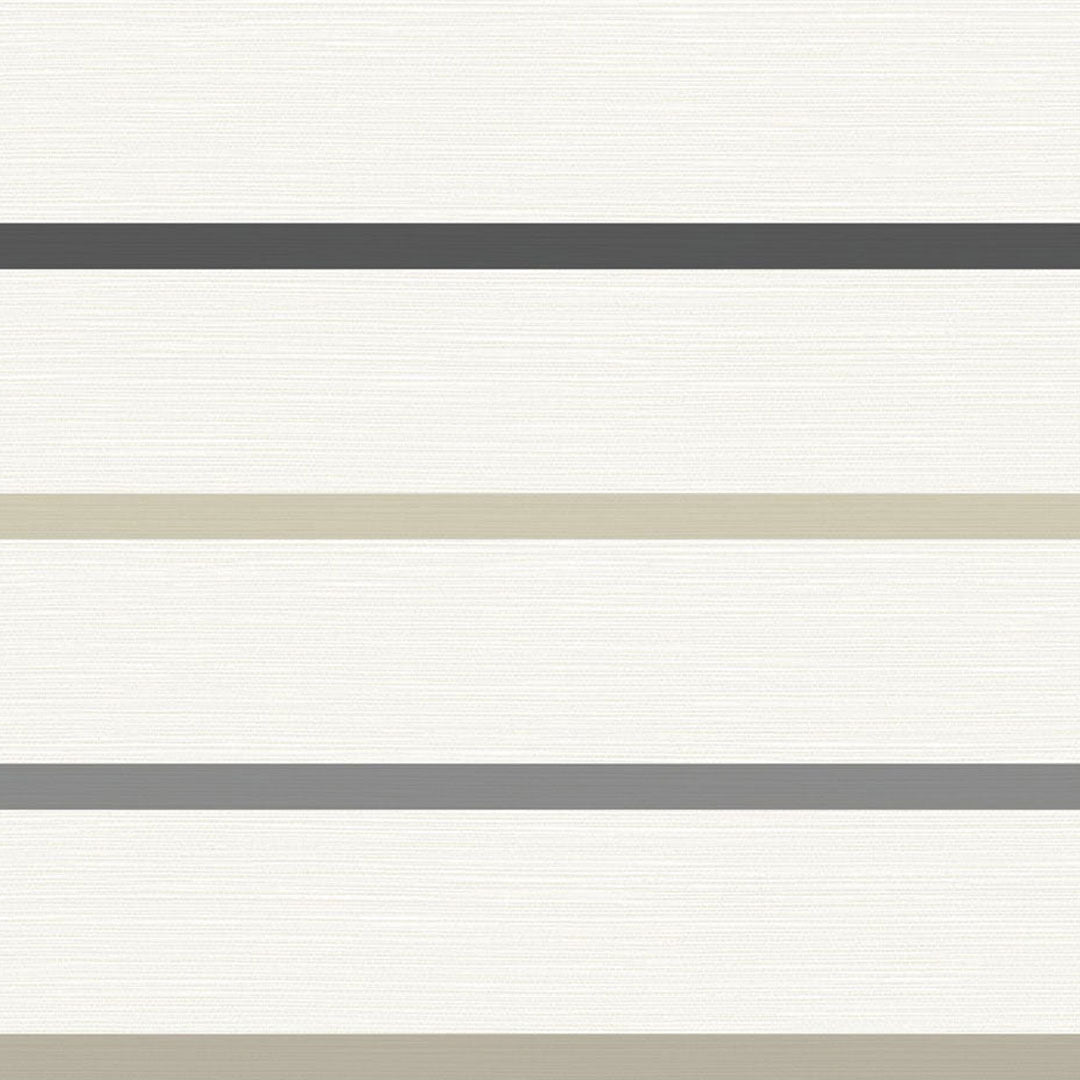 Crew Stripe Ivory, Wrought Iron, and Sand Dollar