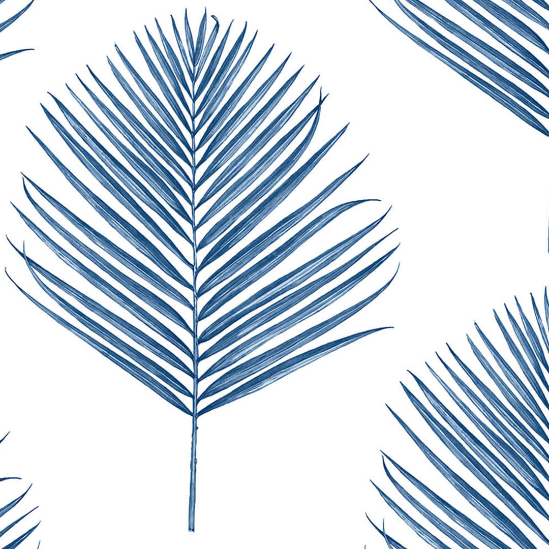 Grandeco Maui Palm Frond Leaf Textured Wallpaper, Neutral