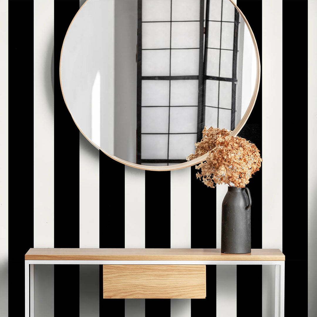 Designer Stripe Black and White