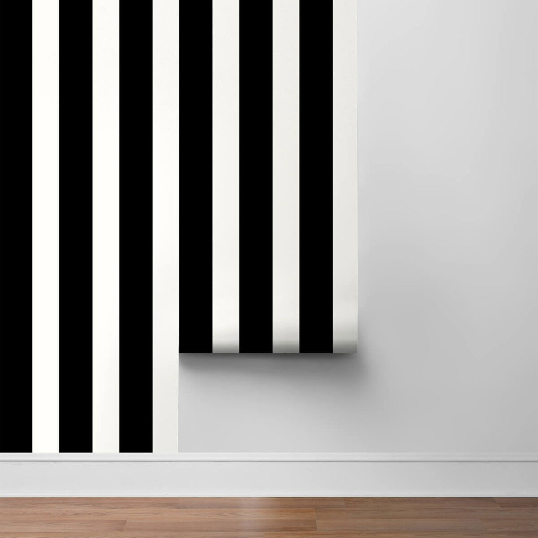 Designer Stripe Black and White