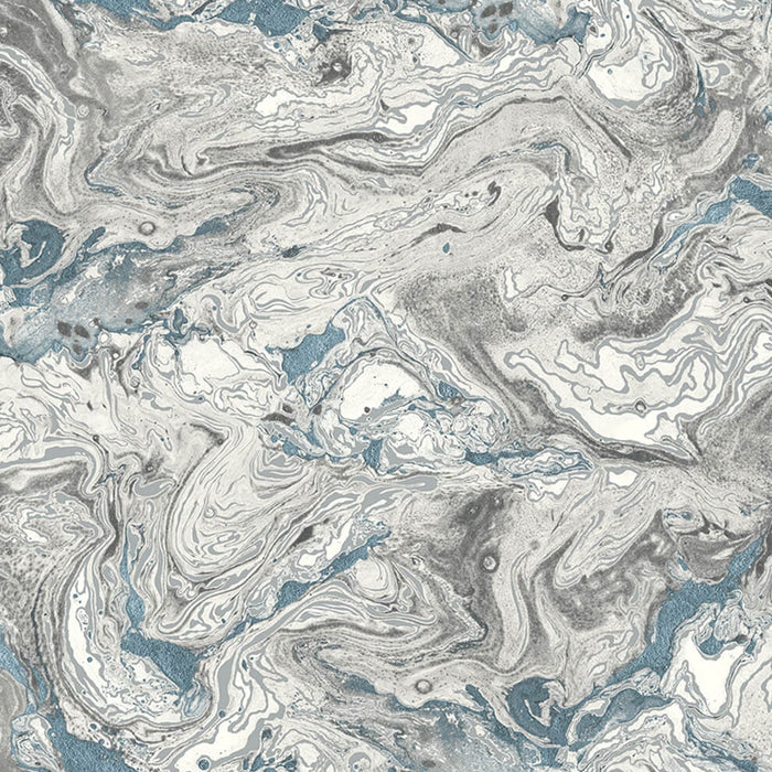 Faux Marble Lunar Rock and Cerulean