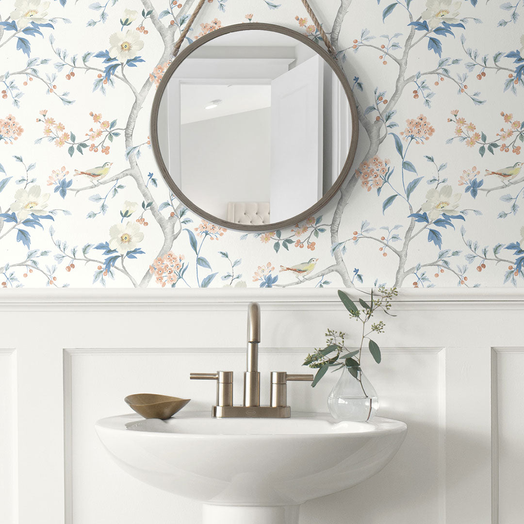 Floral Trail Peel-and-Stick Luxe Haven Wallpaper