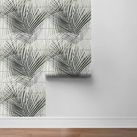 Palm Tile Ebony and Fieldstone