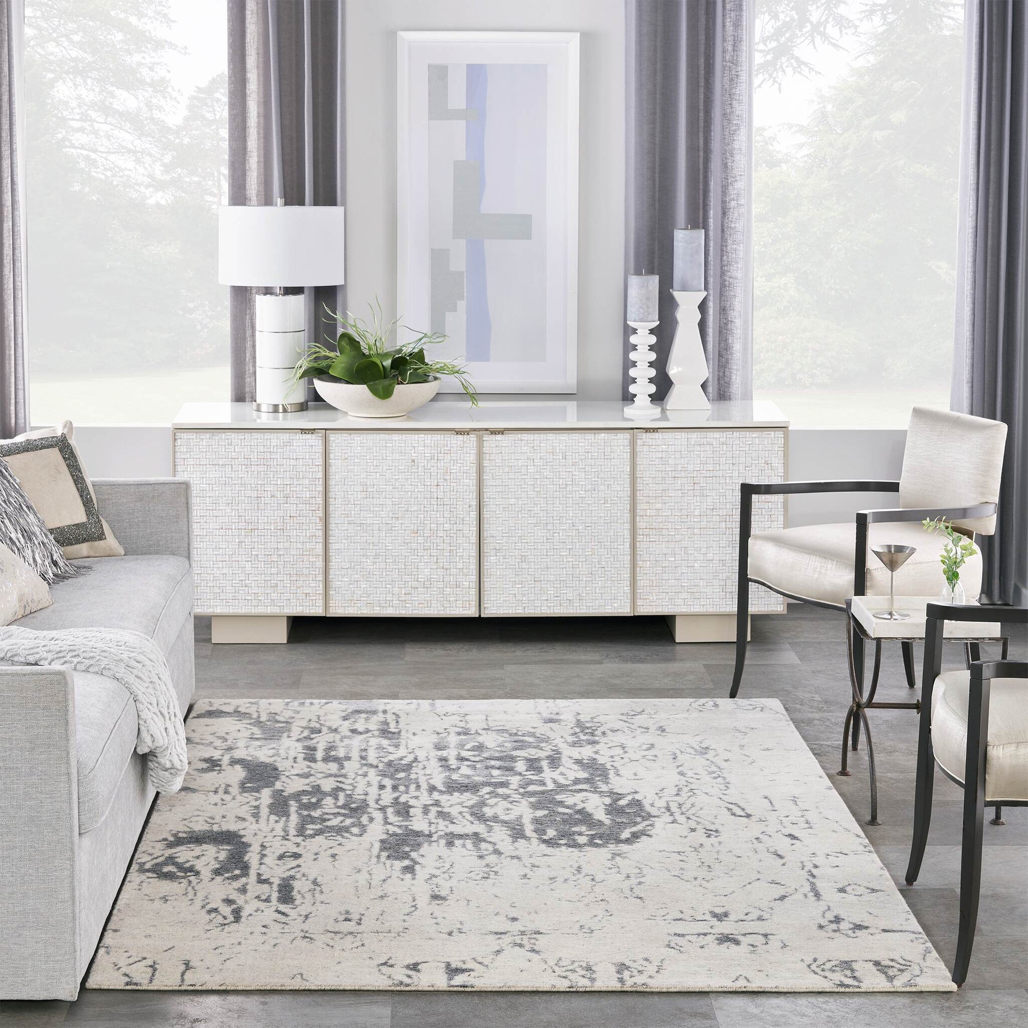 Silk Shadow Rug Silk Shadows SHA10 Transitional Rug