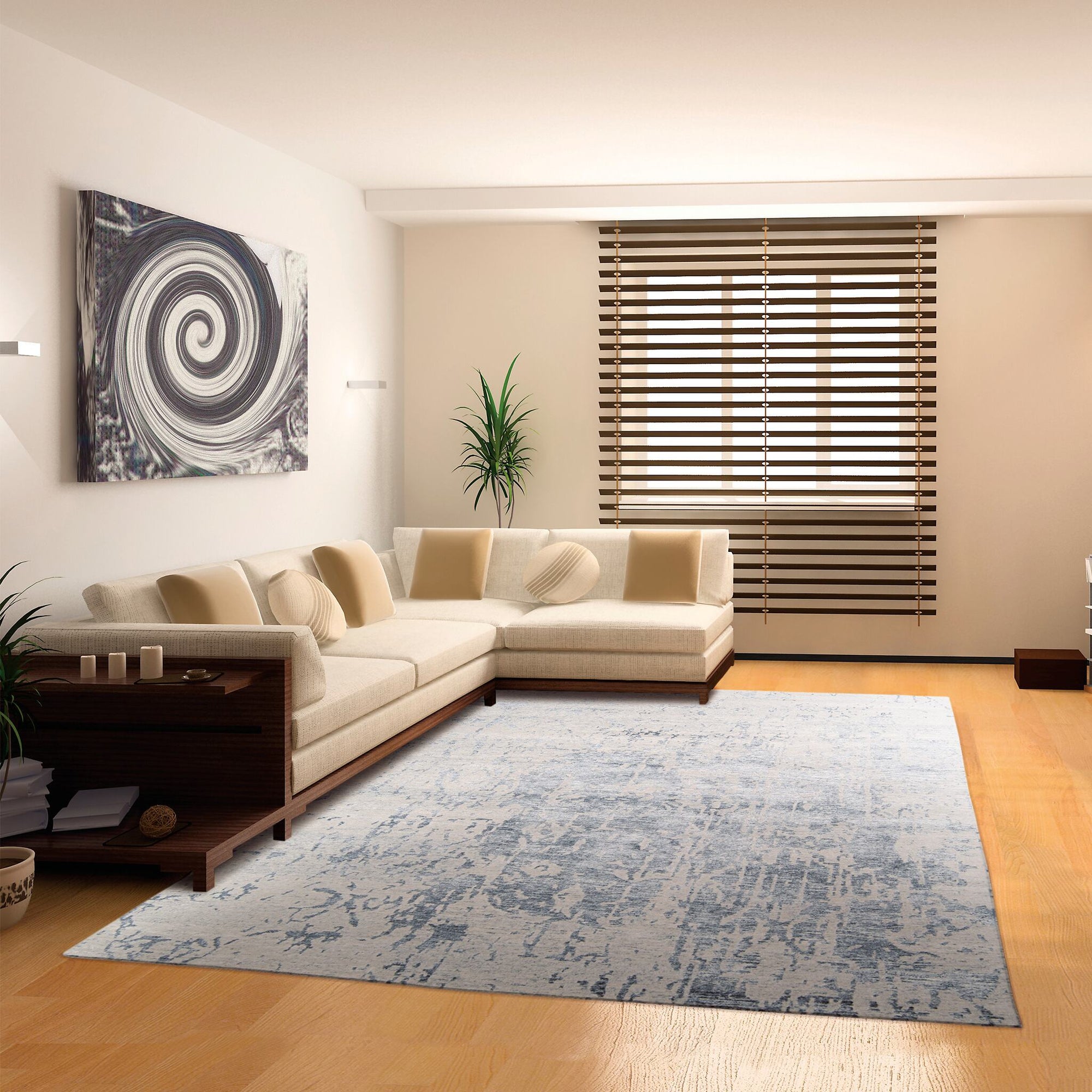 Silk Shadow Rug Silk Shadows SHA10 Transitional Rug